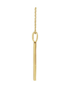 Colar Amor Cravejado em Ouro 14k com Diamantes Naturais