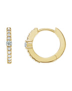 Brinco de Aro Cravejado em Ouro 14k com Diamantes Naturais – Modelo 6