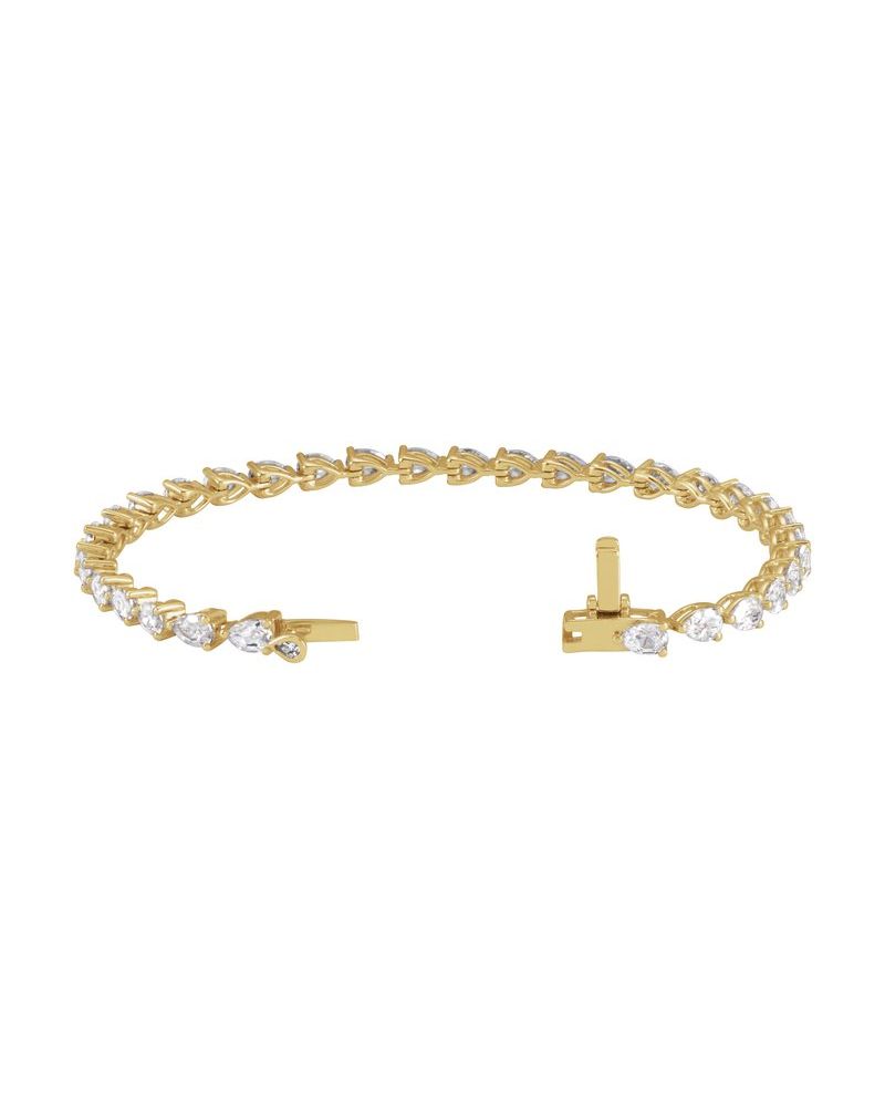 Pulseira Riviera em Ouro 14k com Diamantes de Laboratório – Modelo 9