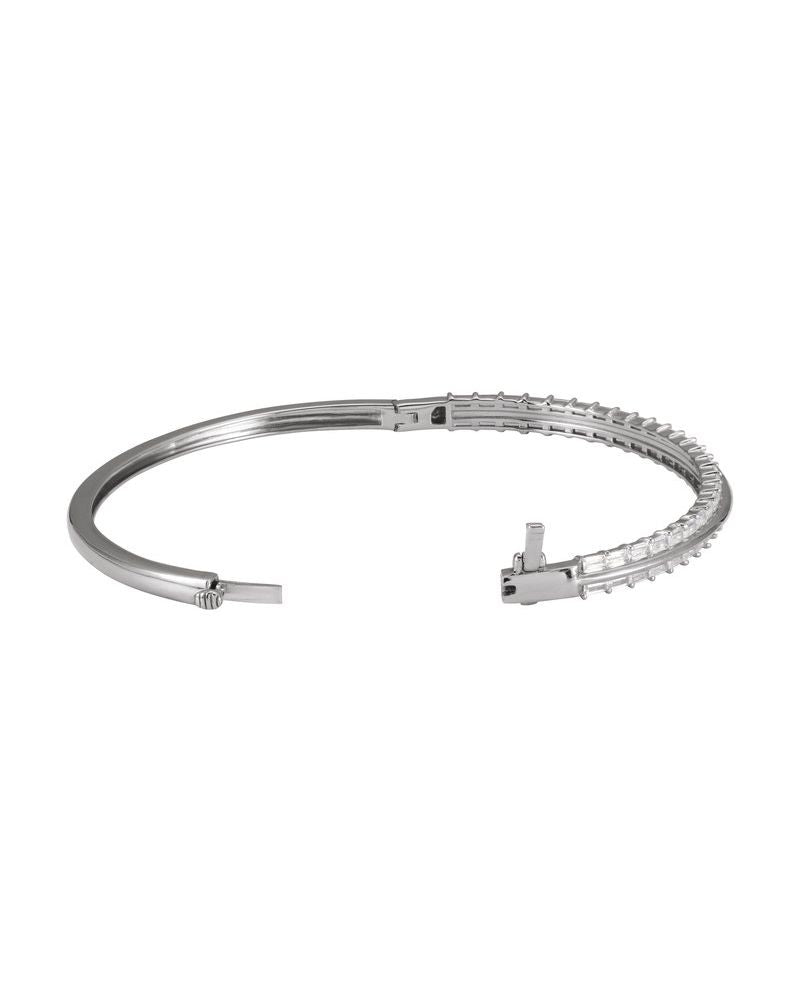 Bracelete Rígido em Ouro 14k com Diamantes de Laboratório – Modelo 2