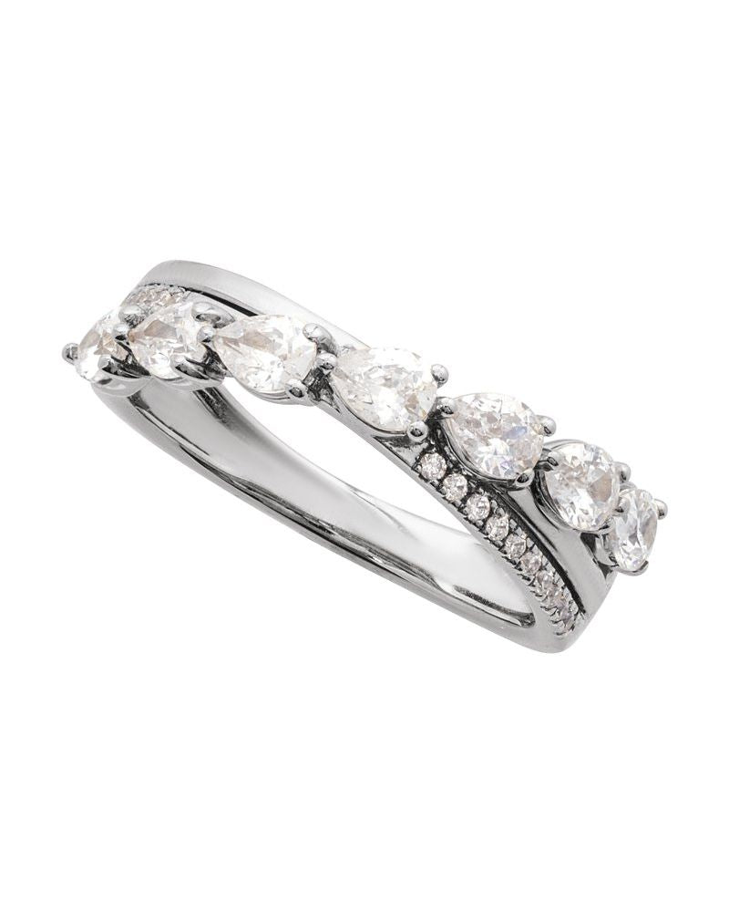 Anel Cravejado em Ouro 14k com Diamantes Naturais – Modelo 4