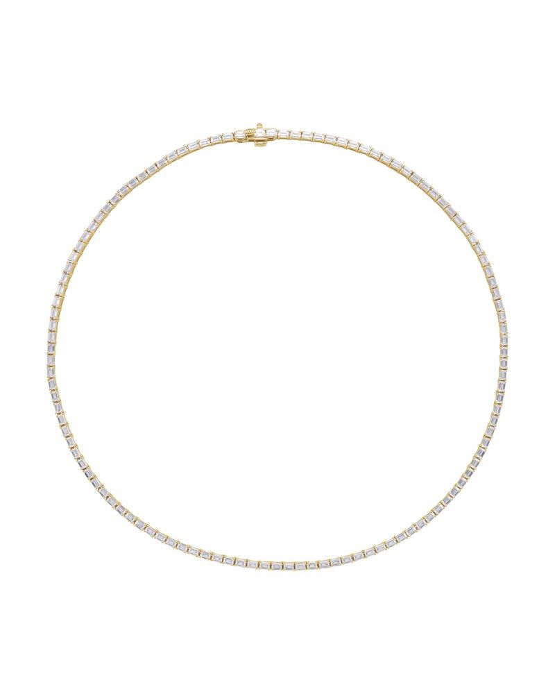 Colar Riviera em Ouro 14k com Diamantes de Laboratório – Modelo 8