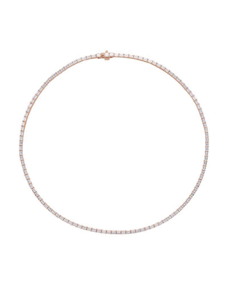 Colar Riviera em Ouro 14k com Diamantes de Laboratório – Modelo 8