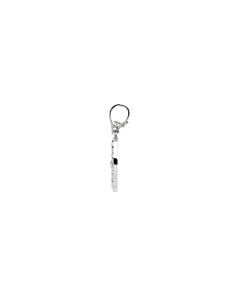 Pingente Vintage em Ouro 14k com Diamantes Naturais
