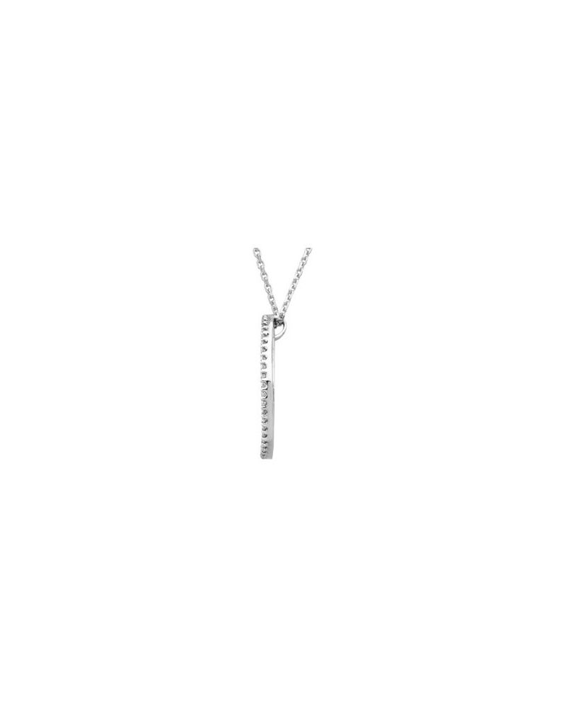 Colar Lua Crescente em Ouro 14k com Diamantes Naturais – Modelo 3