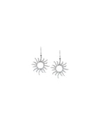 Brinco Sol Cravejado em Ouro 14k com Diamantes Naturais