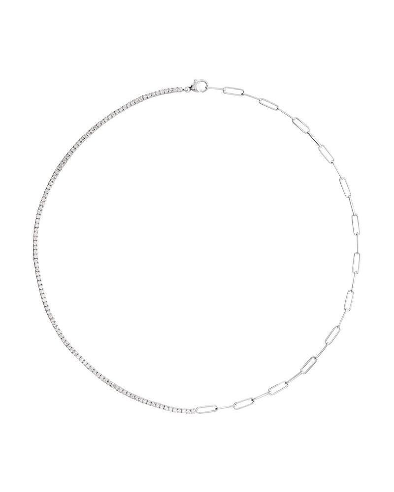 Colar Riviera em Ouro 14k com Diamantes de Laboratório – Modelo 5