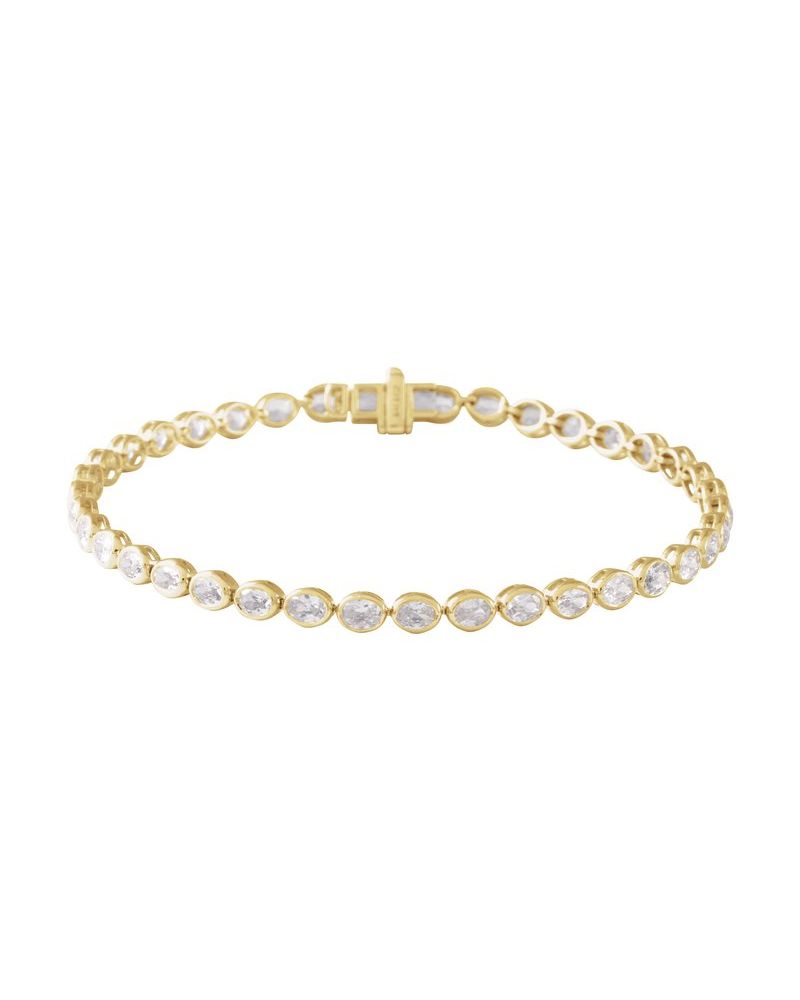 Pulseira Riviera em Ouro 14k com Diamantes de Laboratório – Modelo 8