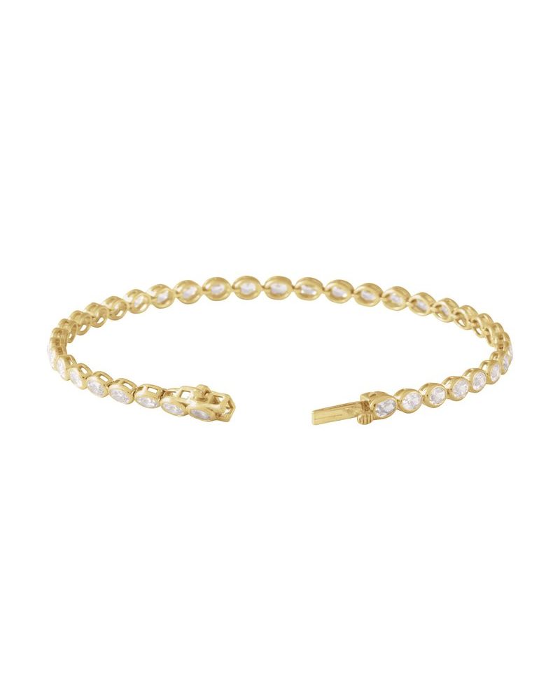 Pulseira Riviera em Ouro 14k com Diamantes de Laboratório – Modelo 8