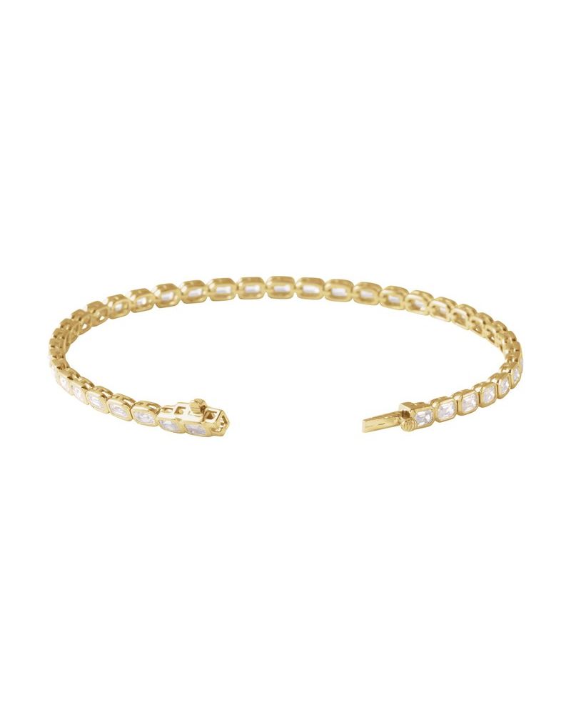 Pulseira Riviera em Ouro 14k com Diamantes de Laboratório – Modelo 7