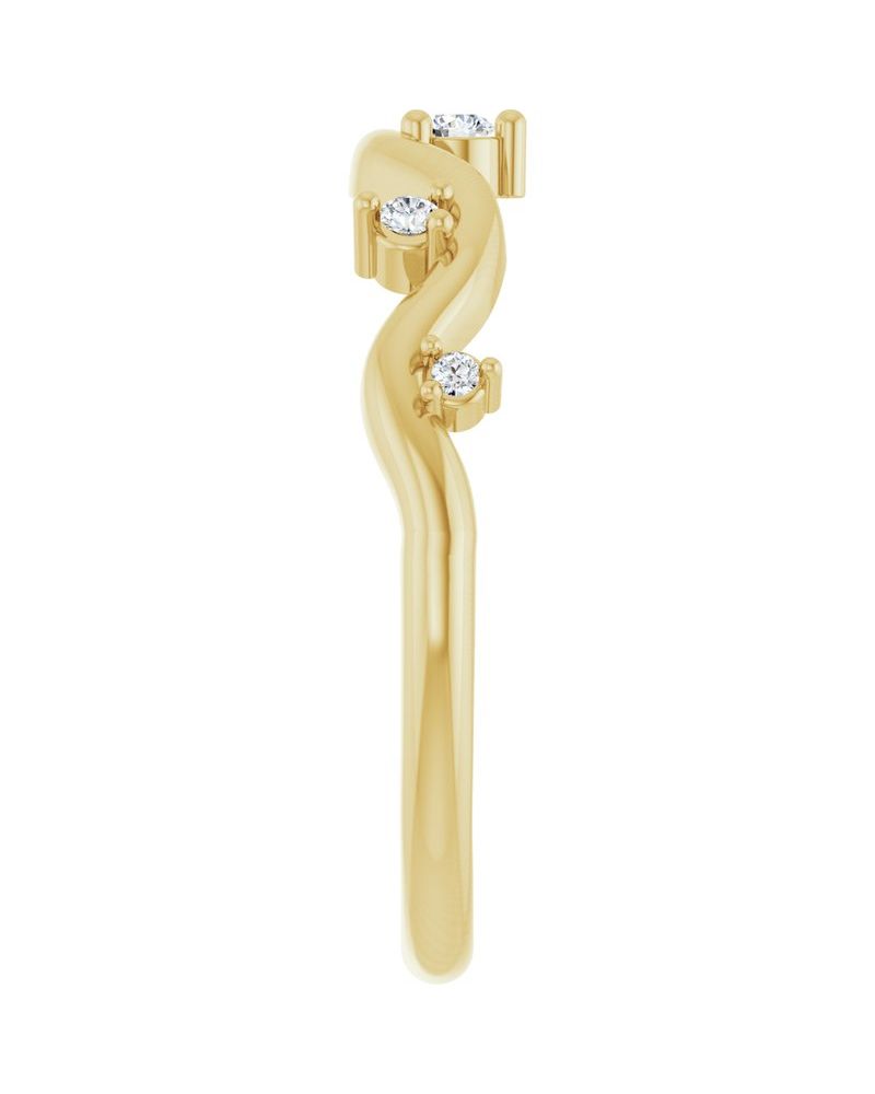 Anel Cravejado em Ouro 14k com Diamantes Naturais – Modelo 15