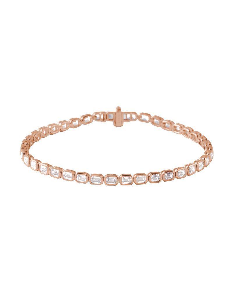 Pulseira Riviera em Ouro 14k com Diamantes de Laboratório – Modelo 7