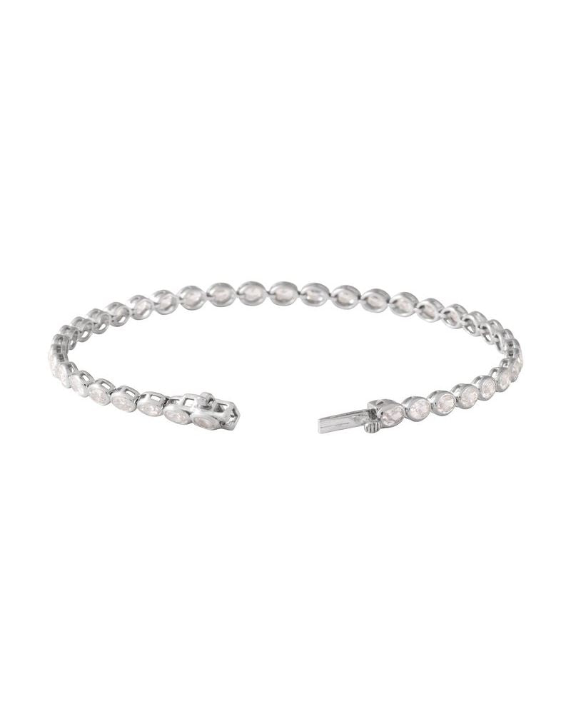 Pulseira Riviera em Ouro 14k com Diamantes de Laboratório – Modelo 8