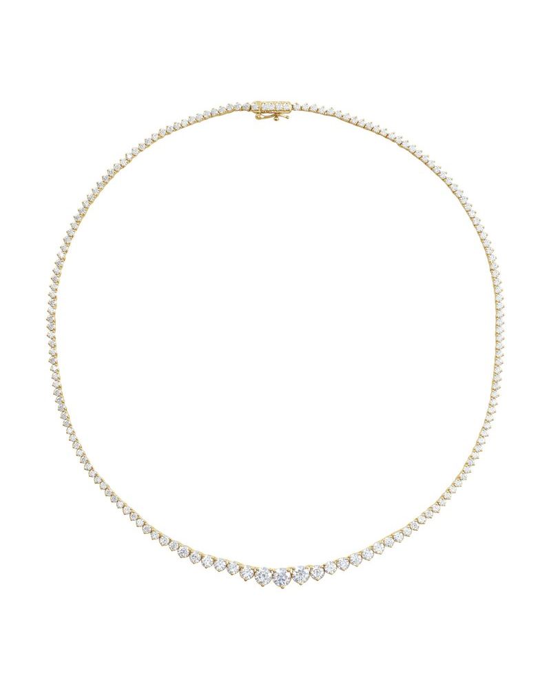 Colar Riviera em Ouro 14k com Diamantes de Laboratório – Modelo 3
