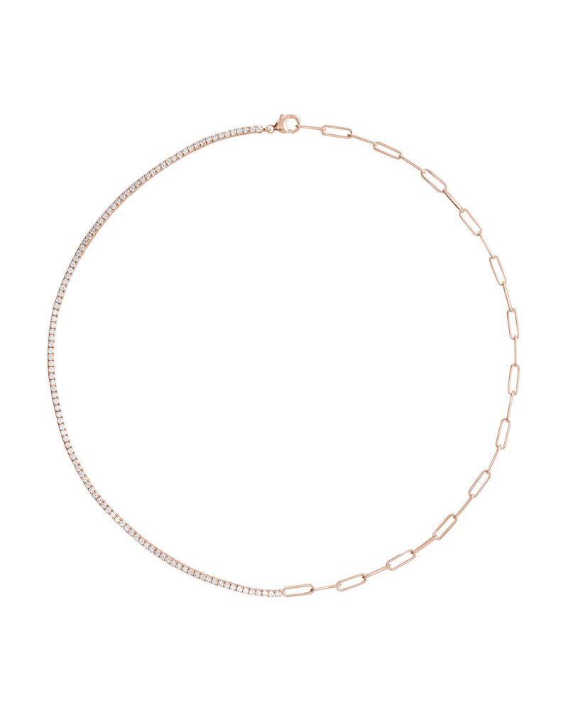 Colar Riviera em Ouro 14k com Diamantes de Laboratório – Modelo 5