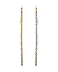 Brinco Barra em Ouro 14k com Diamantes Naturais – Modelo 5