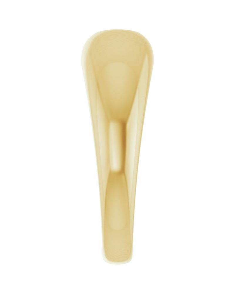 Anel Solitário em Ouro 14k com Diamantes Naturais – Modelo 2