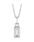 Colar Solitário em Ouro 14k com Diamantes de Laboratório – Modelo 12