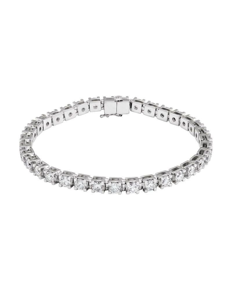 Pulseira Riviera em Ouro 14k com Diamantes de Laboratório – Modelo 18