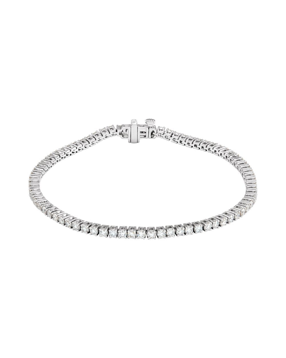 Pulseira Riviera em Ouro 14k com Diamantes de Laboratório