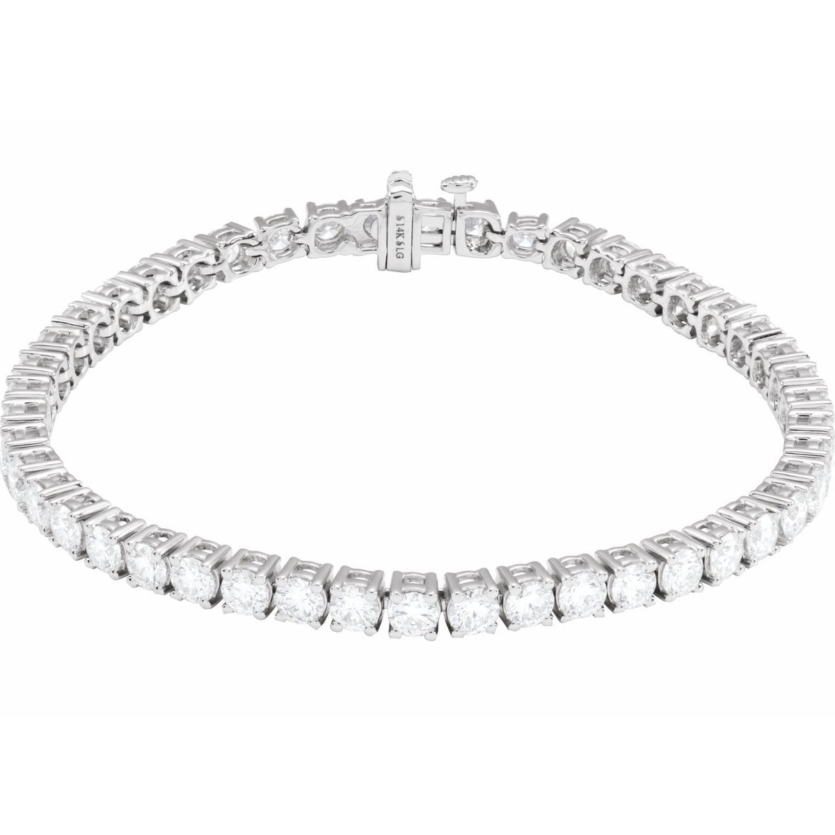 Pulseira Riviera em Ouro 14k com Diamantes de Laboratório