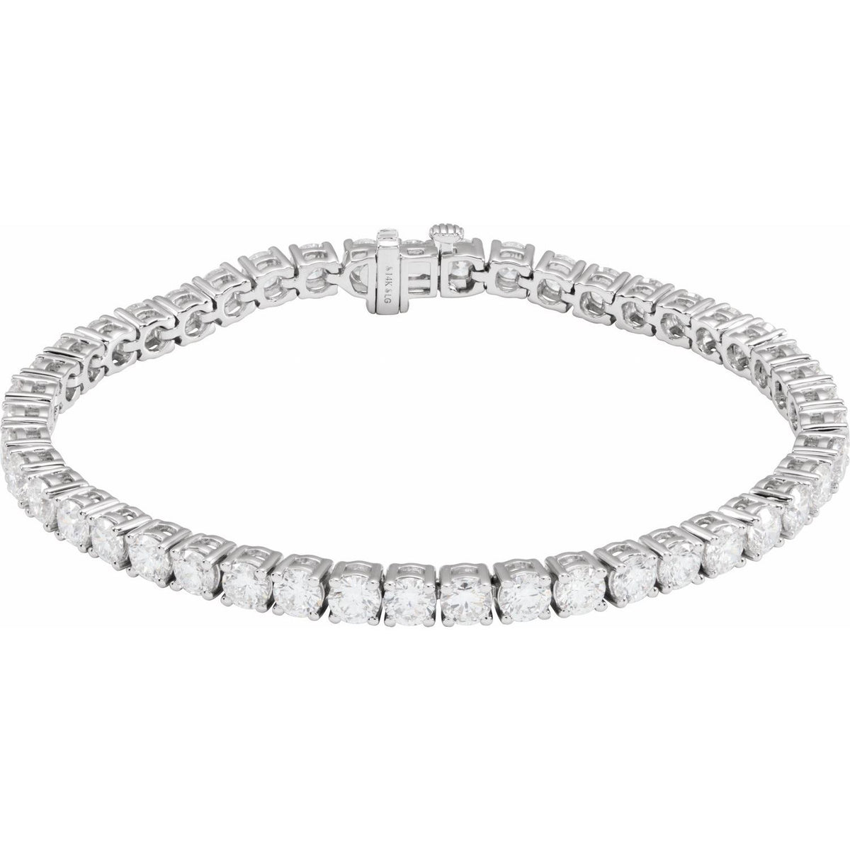 Pulseira Riviera em Ouro 14k com Diamantes de Laboratório