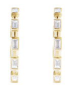 Brinco de Aro em Ouro 14k com Diamantes de Laboratório – Modelo 4