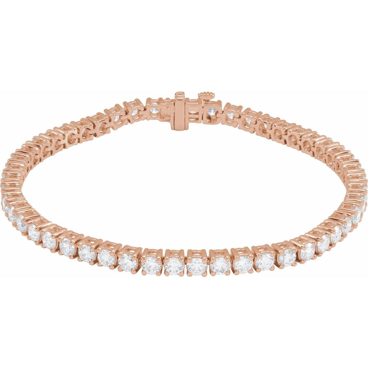 Pulseira Riviera em Ouro 14k com Diamantes de Laboratório