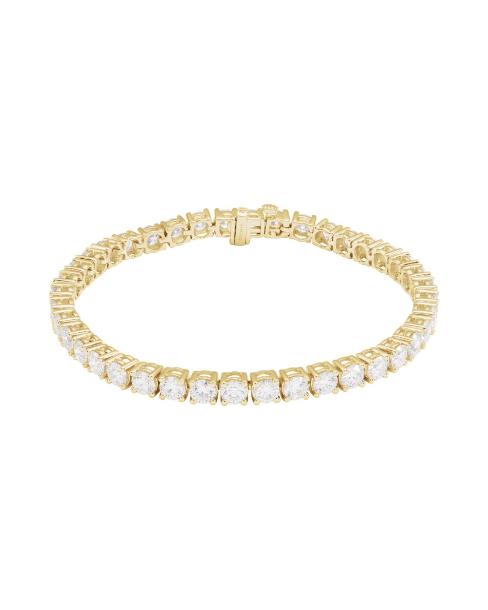 Pulseira Riviera em Ouro 14k com Diamantes de Laboratório