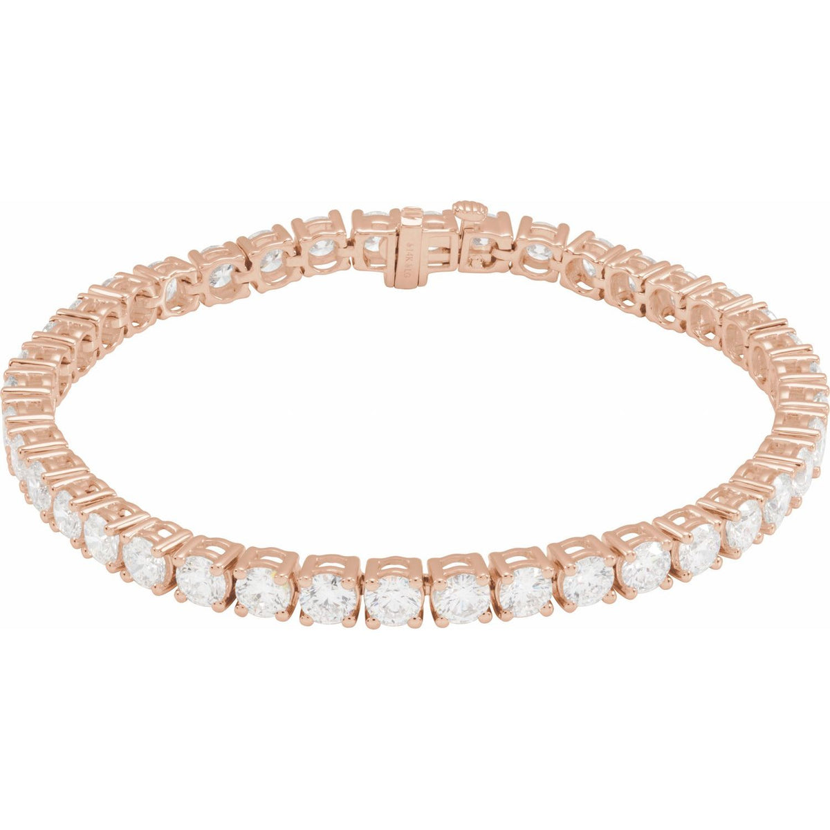 Pulseira Riviera em Ouro 14k com Diamantes de Laboratório