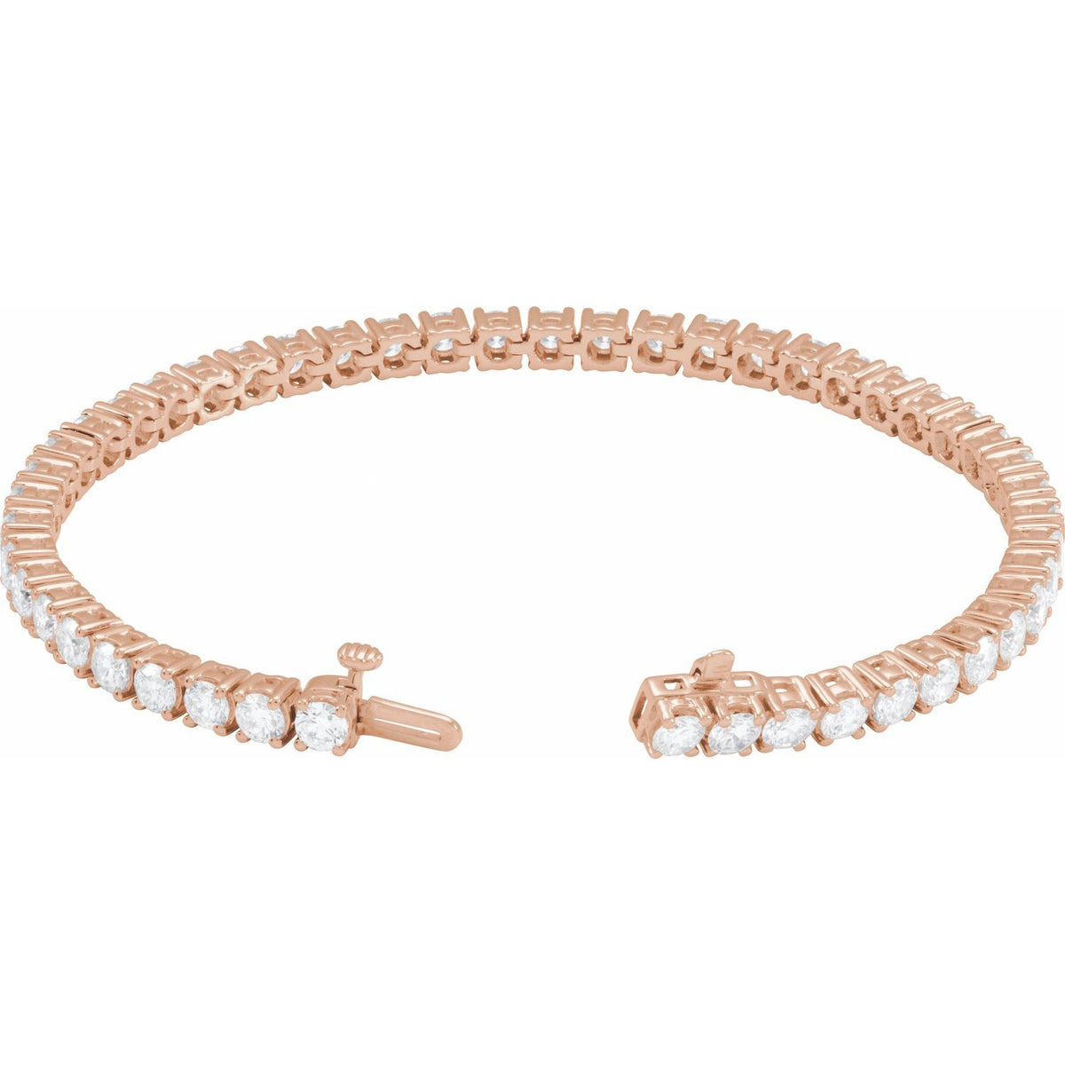 Pulseira Riviera em Ouro 14k com Diamantes de Laboratório