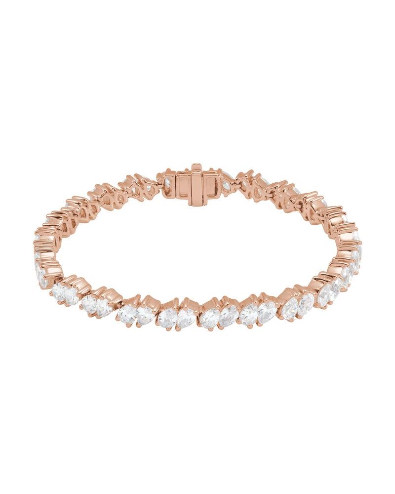 Pulseira Riviera em Ouro 14k com Diamantes de Laboratório – Modelo 6