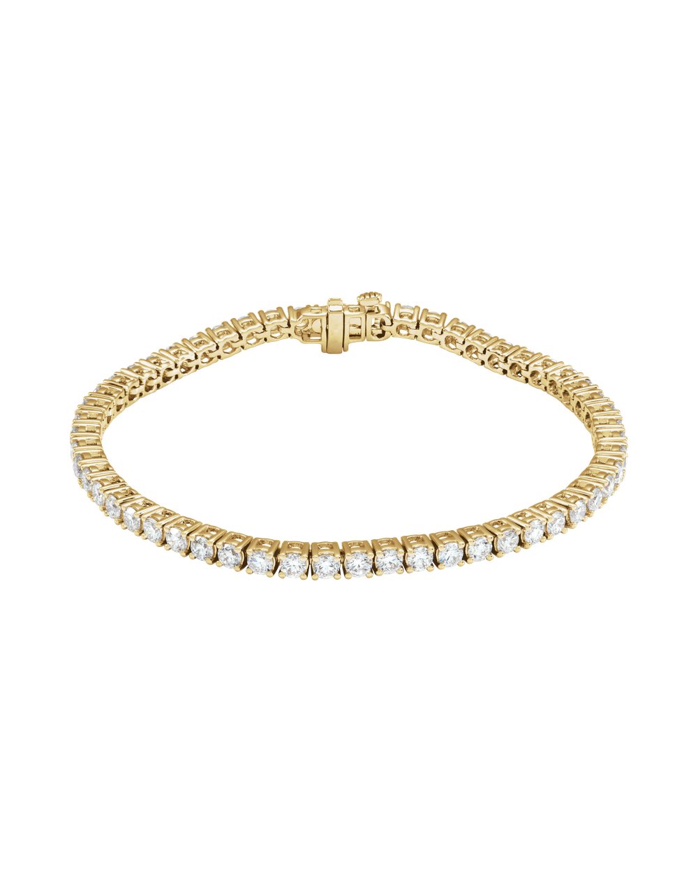 Pulseira Riviera em Ouro 14k com Diamantes de Laboratório