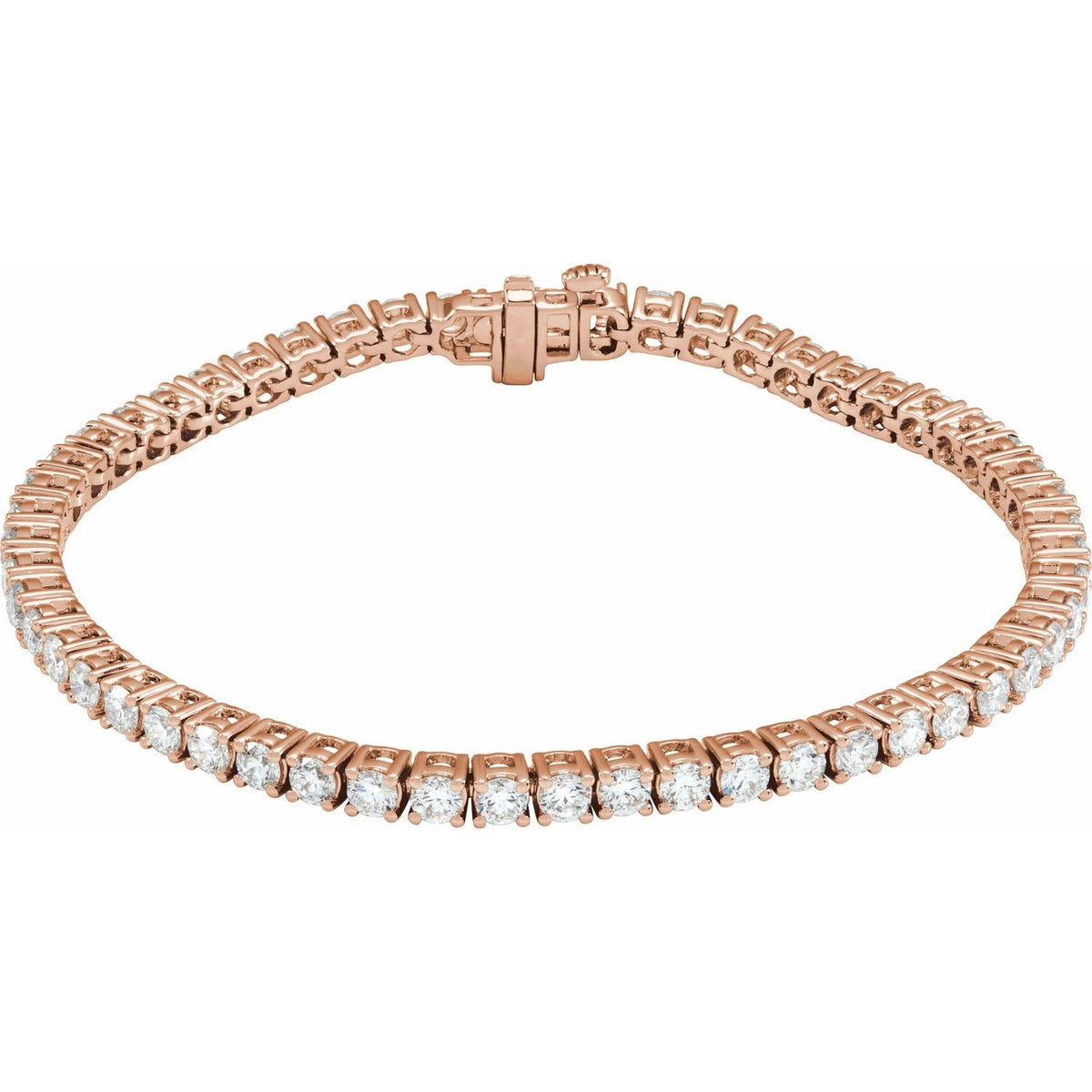 Pulseira Riviera em Ouro 14k com Diamantes de Laboratório