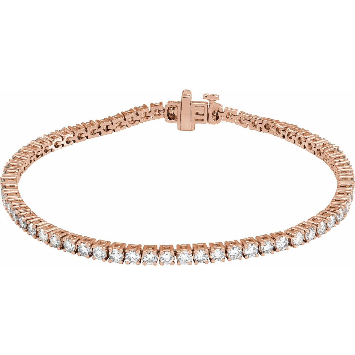 Pulseira Riviera em Ouro 14k com Diamantes de Laboratório