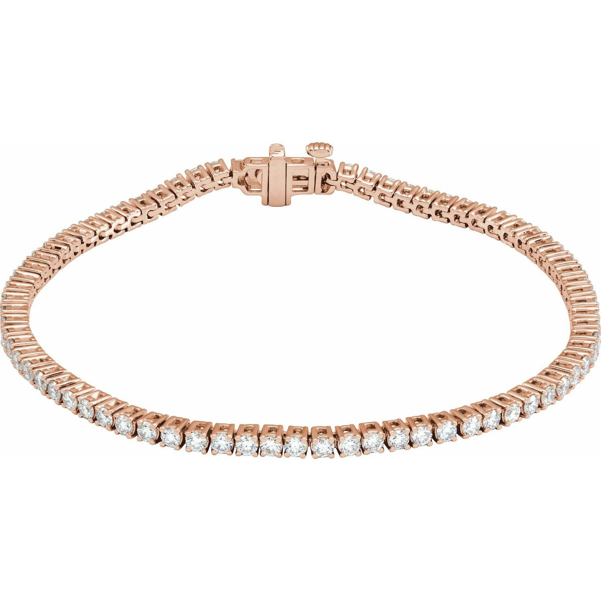 Pulseira Riviera em Ouro 14k com Diamantes de Laboratório