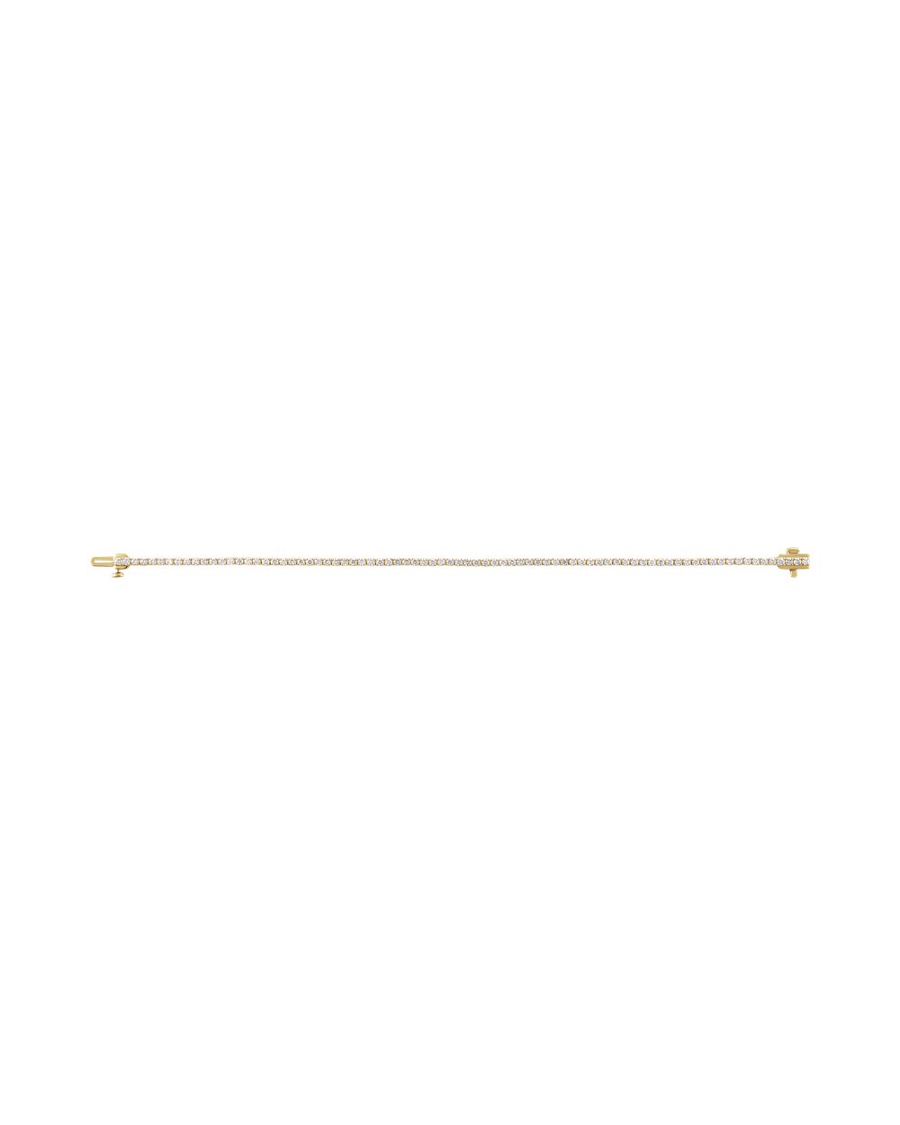 Pulseira Riviera em Ouro 14k com Diamantes de Laboratório