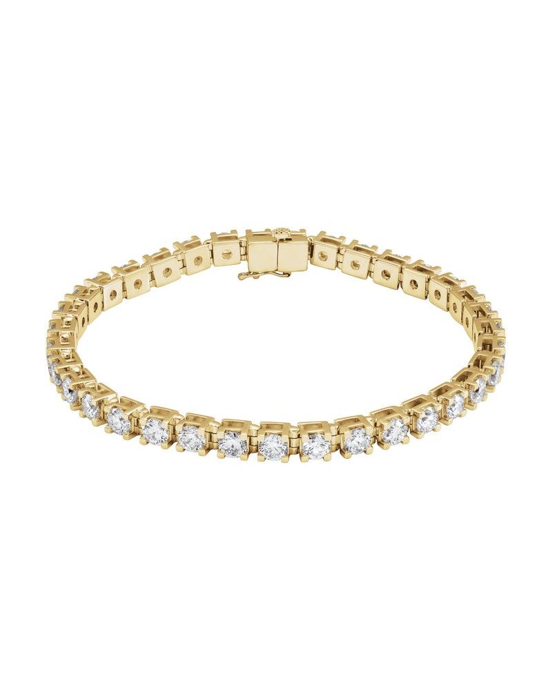 Pulseira Riviera em Ouro 14k com Diamantes de Laboratório – Modelo 18
