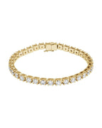 Pulseira Riviera em Ouro 14k com Diamantes de Laboratório – Modelo 18