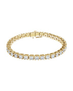 Pulseira Riviera em Ouro 14k com Diamantes de Laboratório – Modelo 18