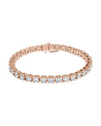 Pulseira Riviera em Ouro 14k com Diamantes de Laboratório – Modelo 18