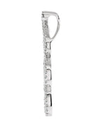 Pingente Arabesco Cravejado em Ouro 14k com Diamantes Naturais