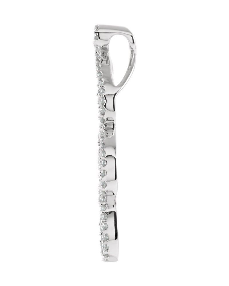 Pingente Arabesco Cravejado em Ouro 14k com Diamantes Naturais