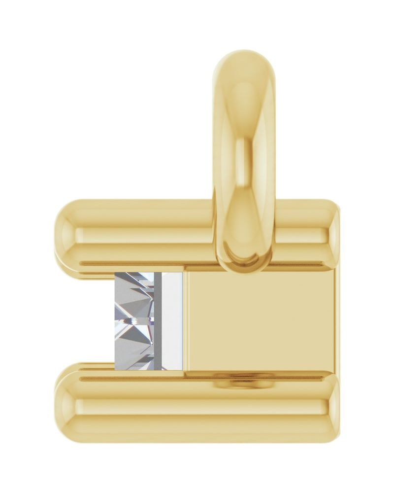 Colar Barra Cravejado em Ouro 14k com Diamantes de Laboratório – Modelo 3