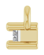Colar Barra Cravejado em Ouro 14k com Diamantes de Laboratório – Modelo 3