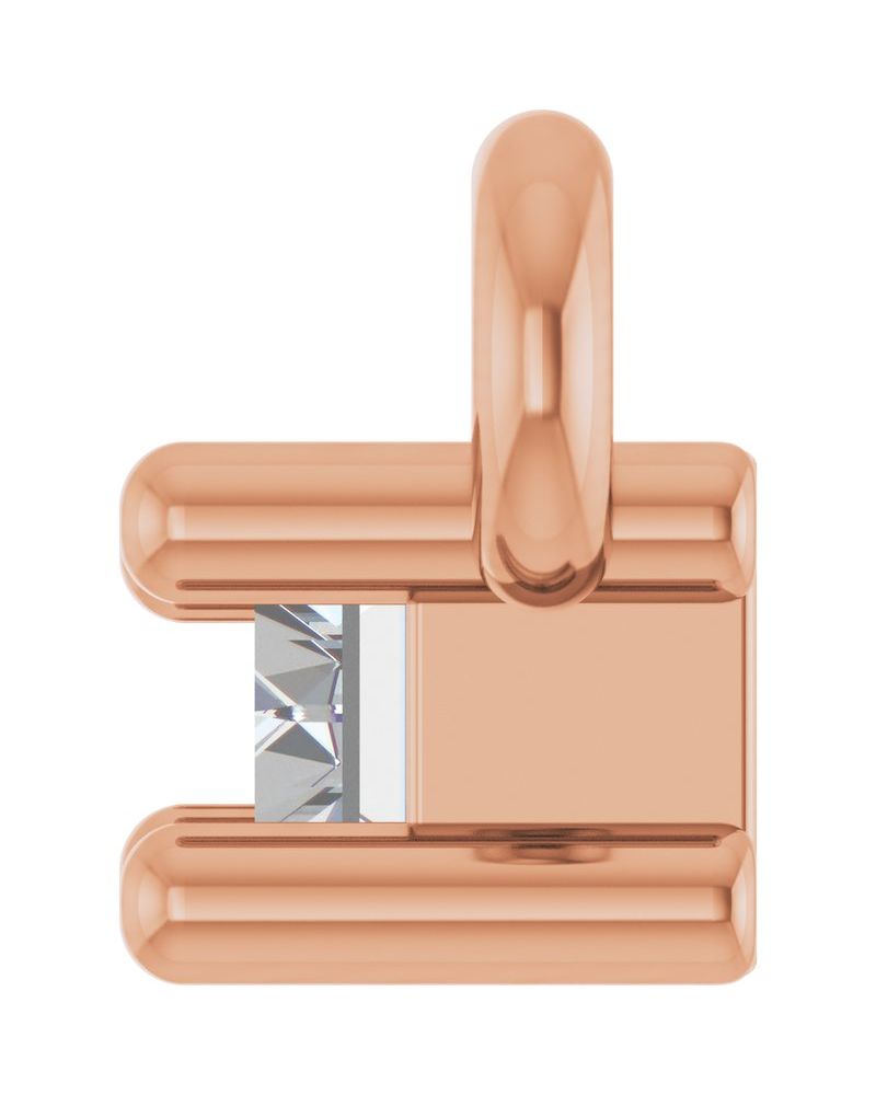 Colar Barra Cravejado em Ouro 14k com Diamantes de Laboratório – Modelo 3