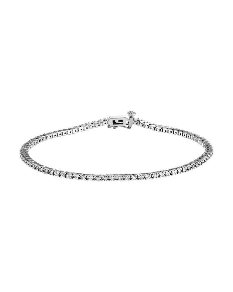 Pulseira Riviera em Ouro 14k com Diamantes Naturais – Modelo 20