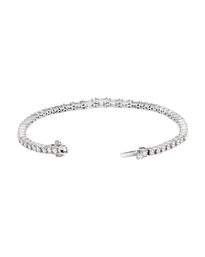 Pulseira Riviera em Ouro 14k com Diamantes de Laboratório – Modelo 4