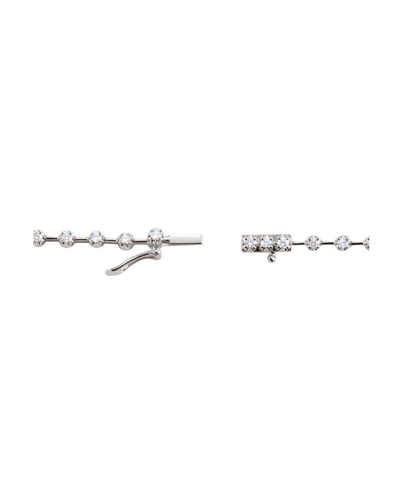 Colar Riviera Cravejado em Ouro 14k com Diamantes Naturais – Modelo 2