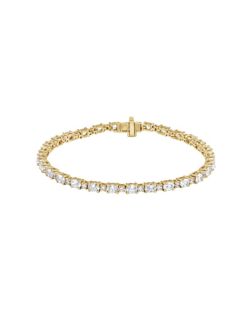 Pulseira Riviera em Ouro 14k com Diamantes de Laboratório – Modelo 5